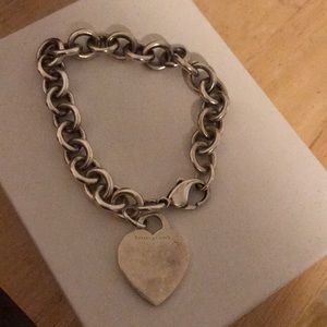 Tiffany heart charm bracelet